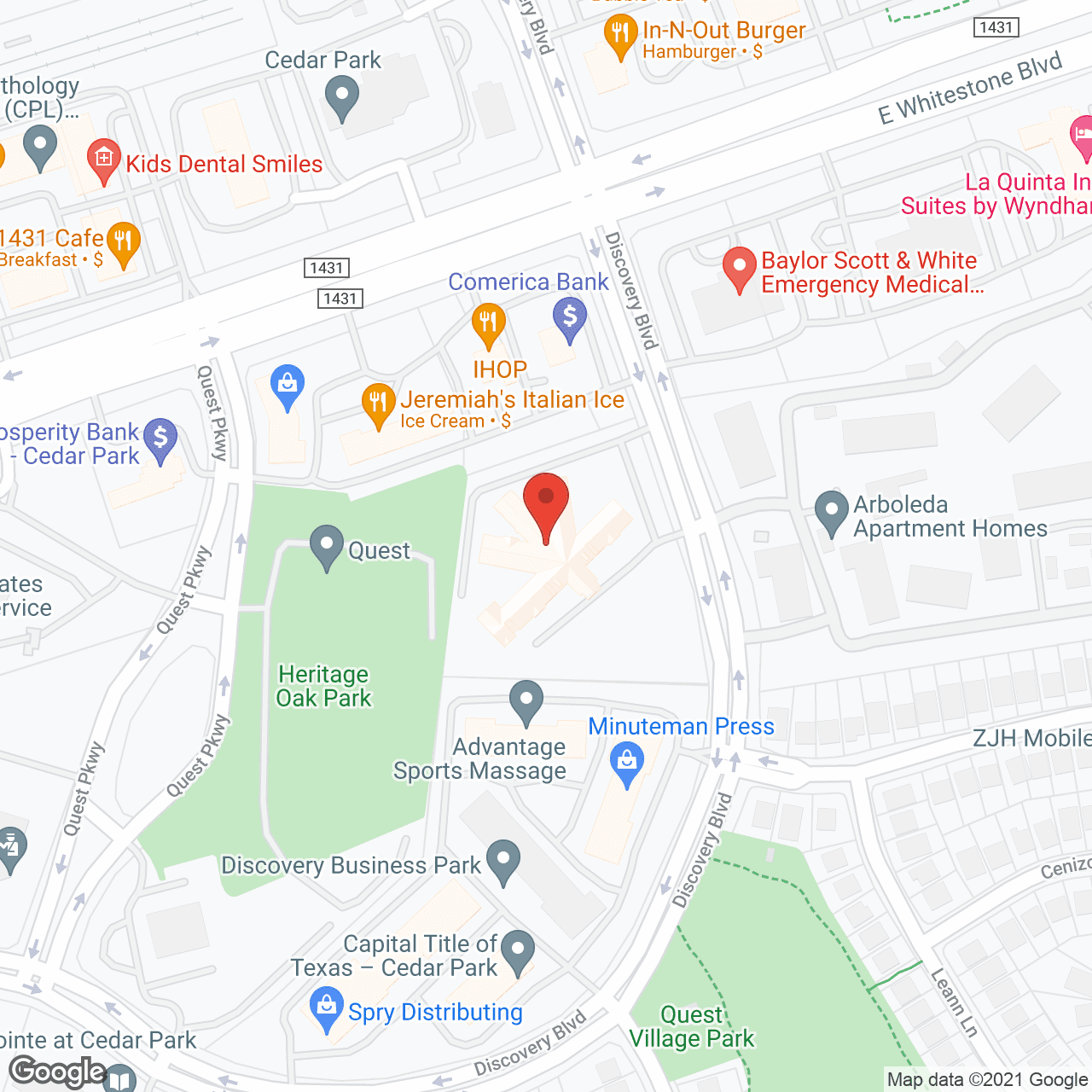 Sagebrook Health Center in google map