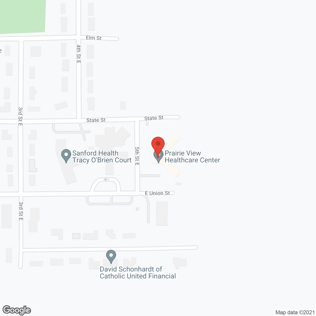 O Brien Court in google map
