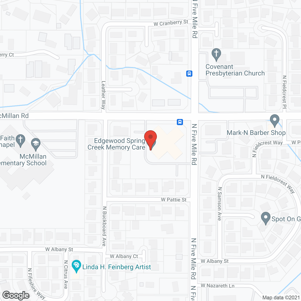 Spring Creek Boise in google map