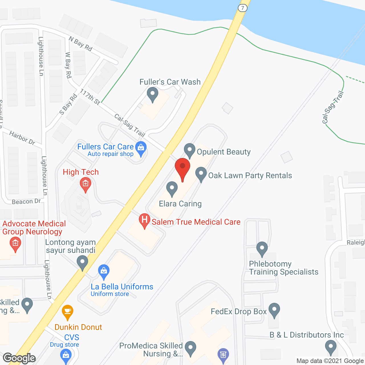 Maximum Home Health Care in google map