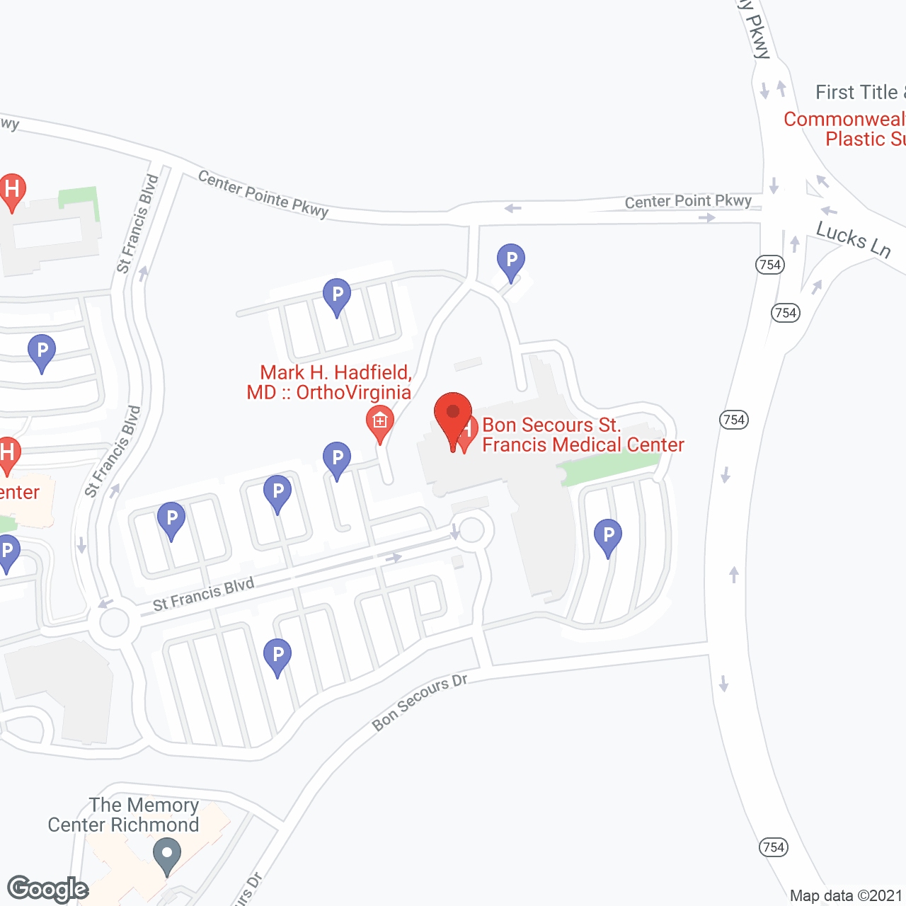 Arden Courts Richmond in google map