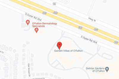 Garden Villas of O'Fallon in google map