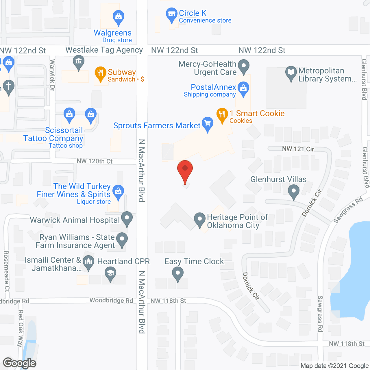 Iris Memory Care Northwest Oklahoma City in google map