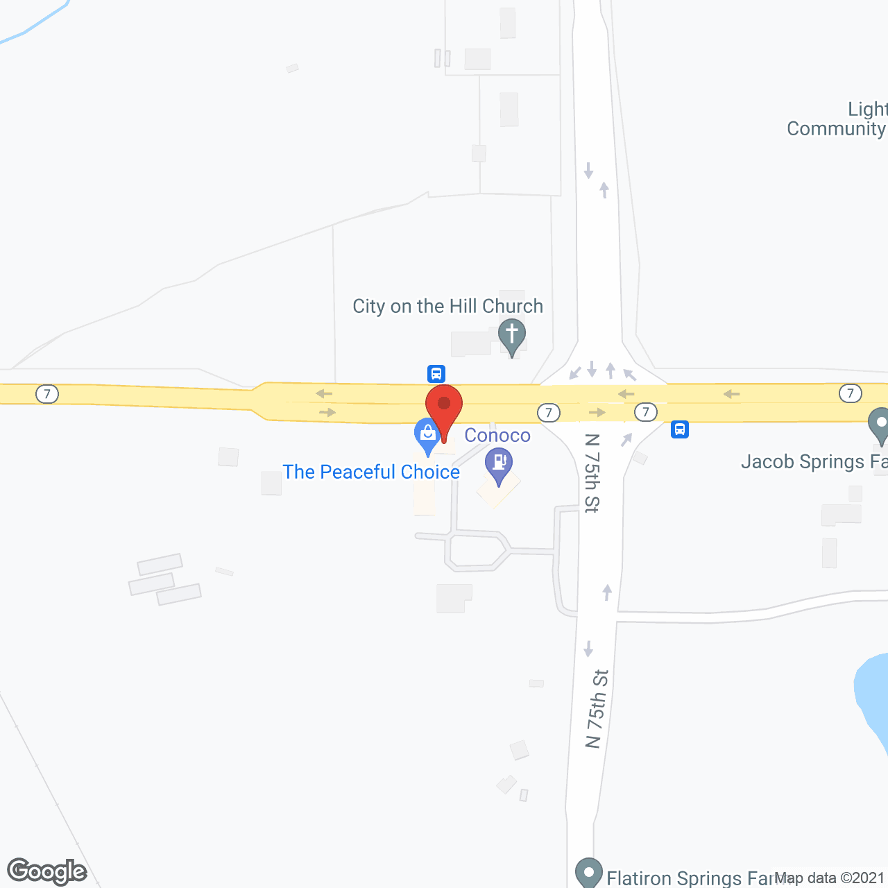 FirstLight Home Care in google map