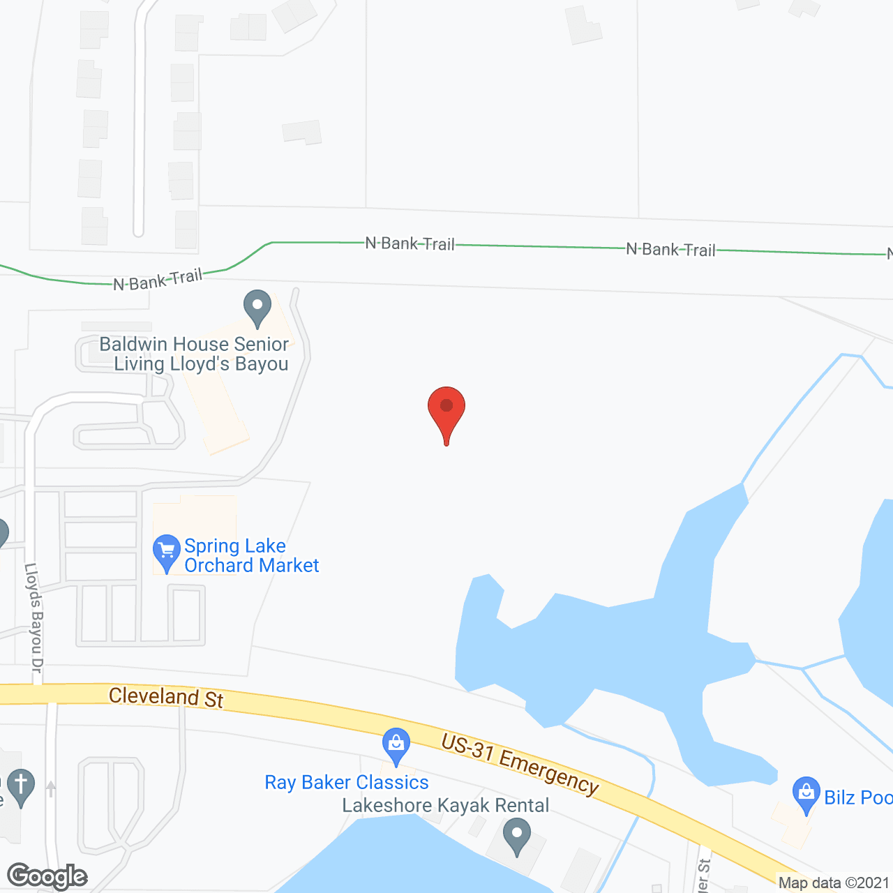 Baldwin House Senior Living Lloyd's Bayou in google map