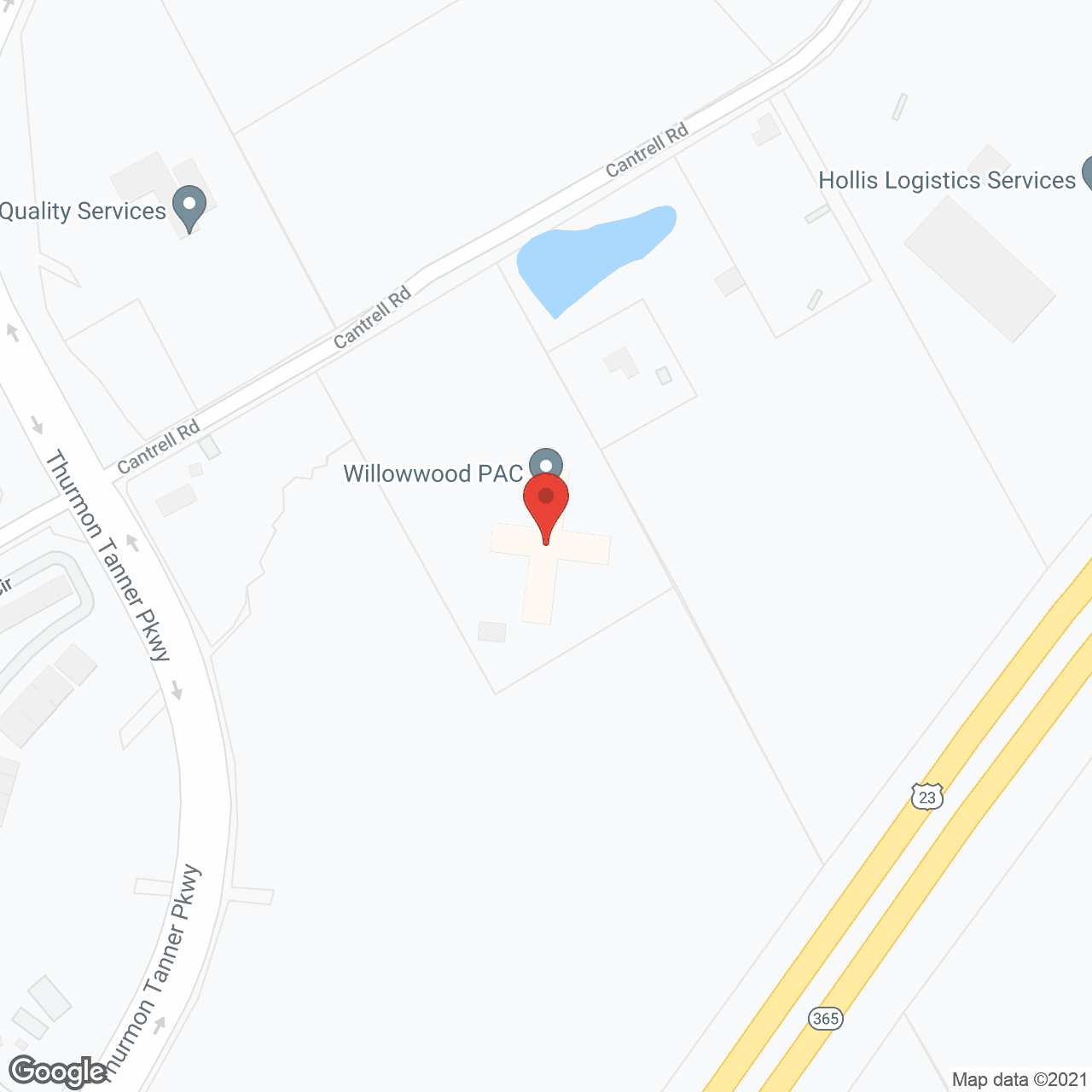 Willowwood Nursing Center in google map