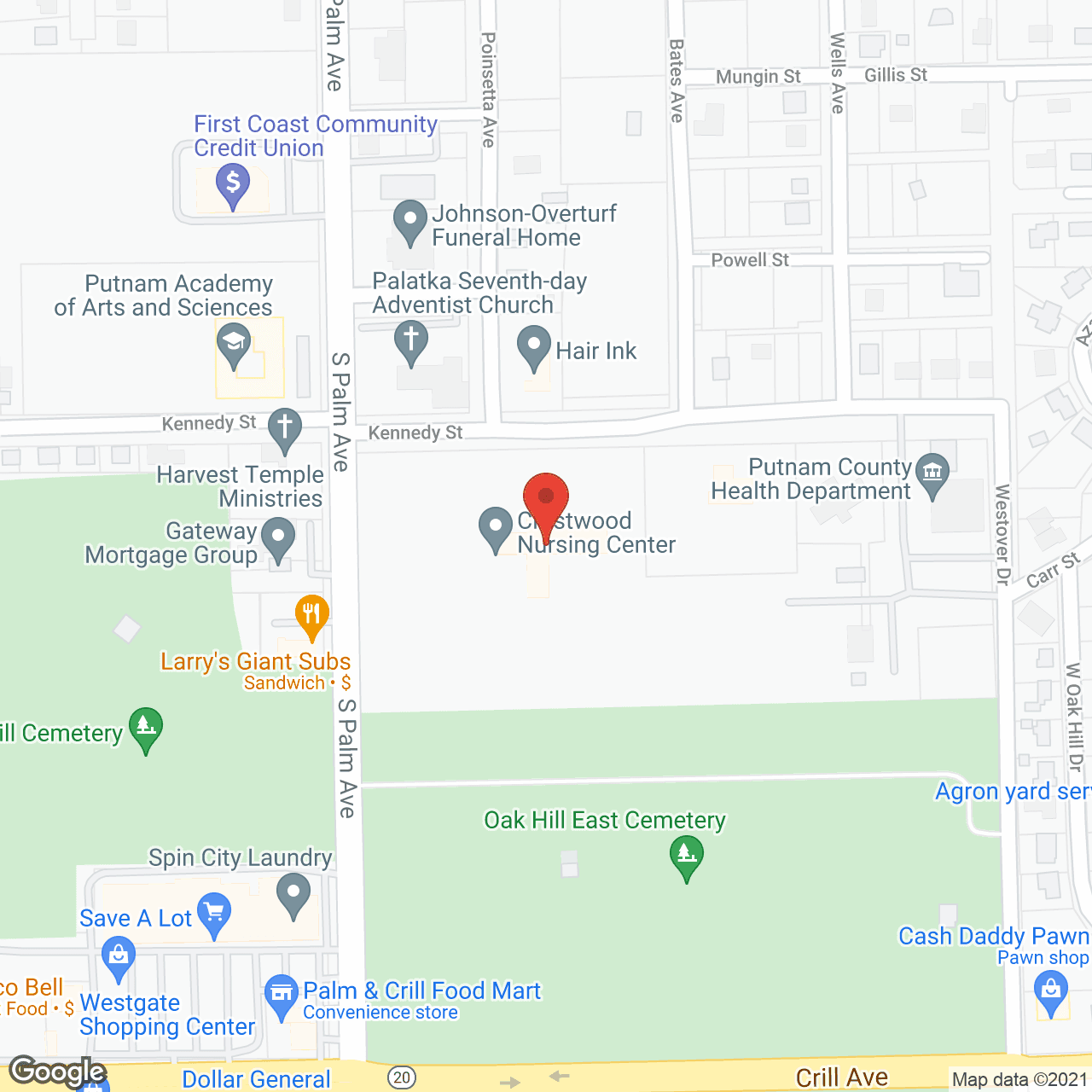Putnam Memorial Nursing Home in google map