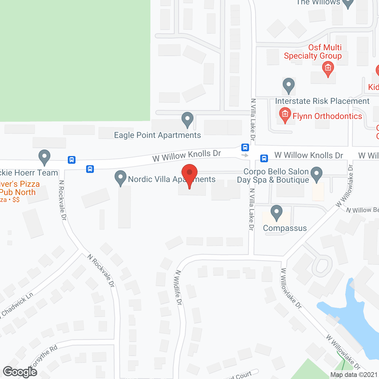 Interim HealthCare of Peoria, IL in google map