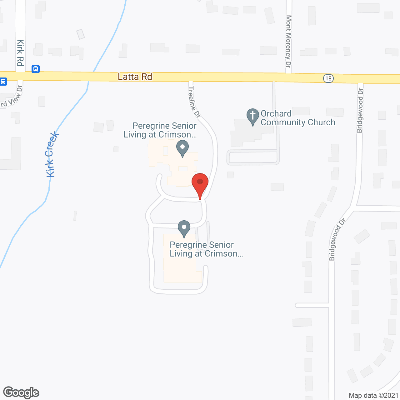 Peregrine Senior Living at Crimson Ridge Meadows in google map