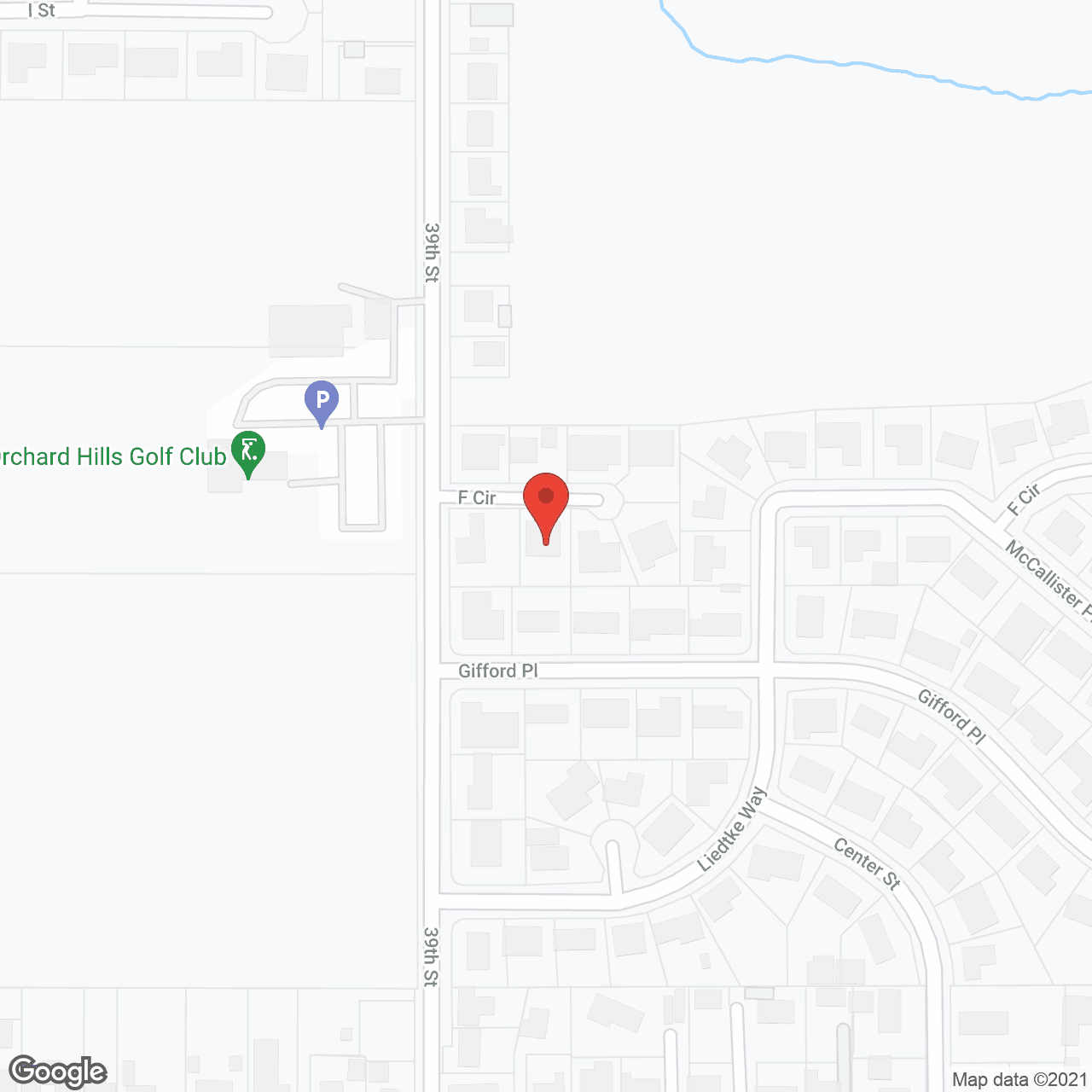 Orchard Hills AFH in google map
