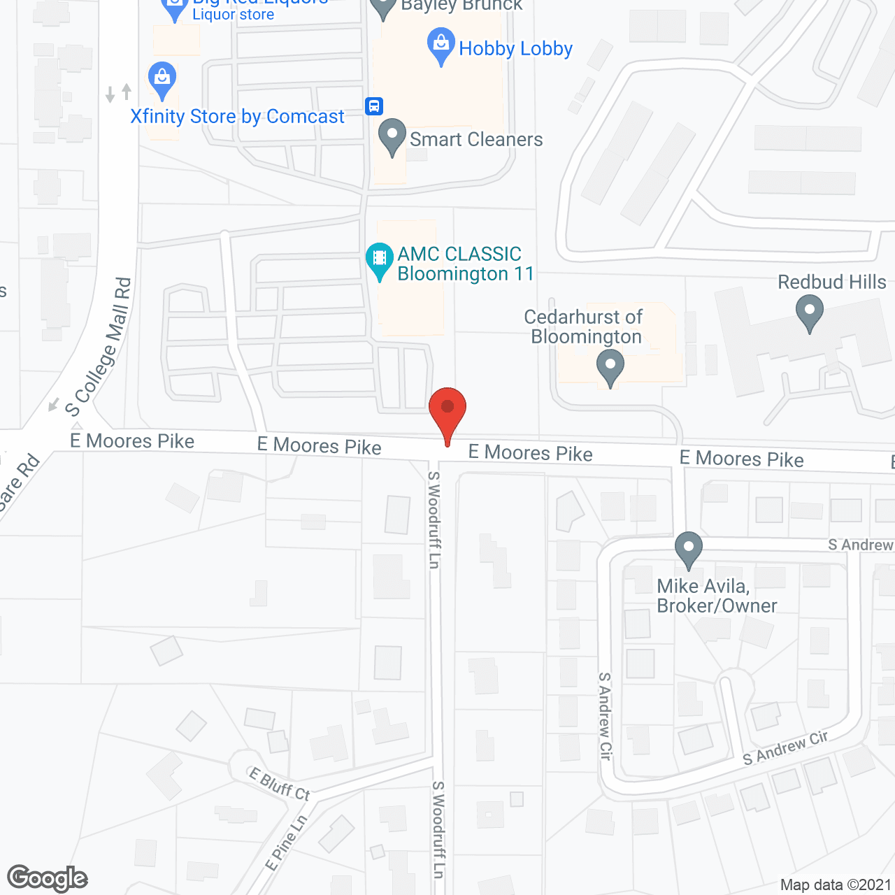 Cedarhurst of Bloomington in google map