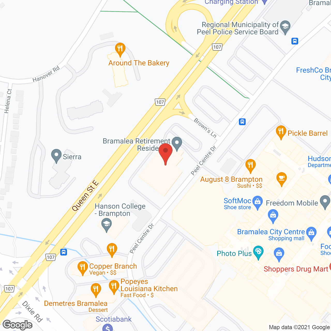 Bramalea Retirement Residence in google map