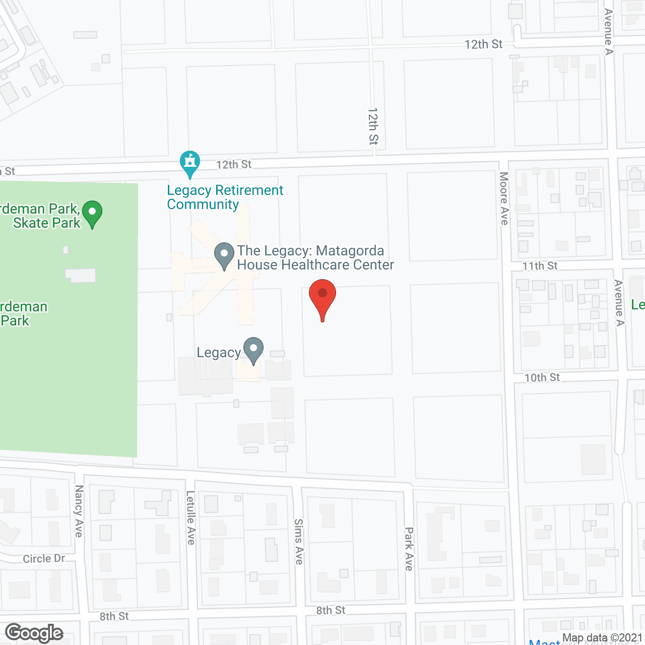 Matagorda House Healthcare Center in google map