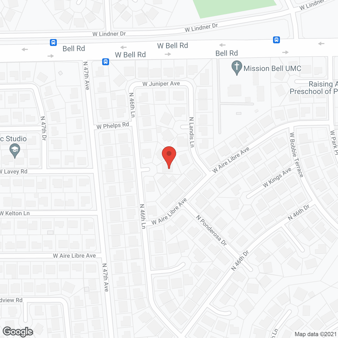 My Sweet Home AZ in google map