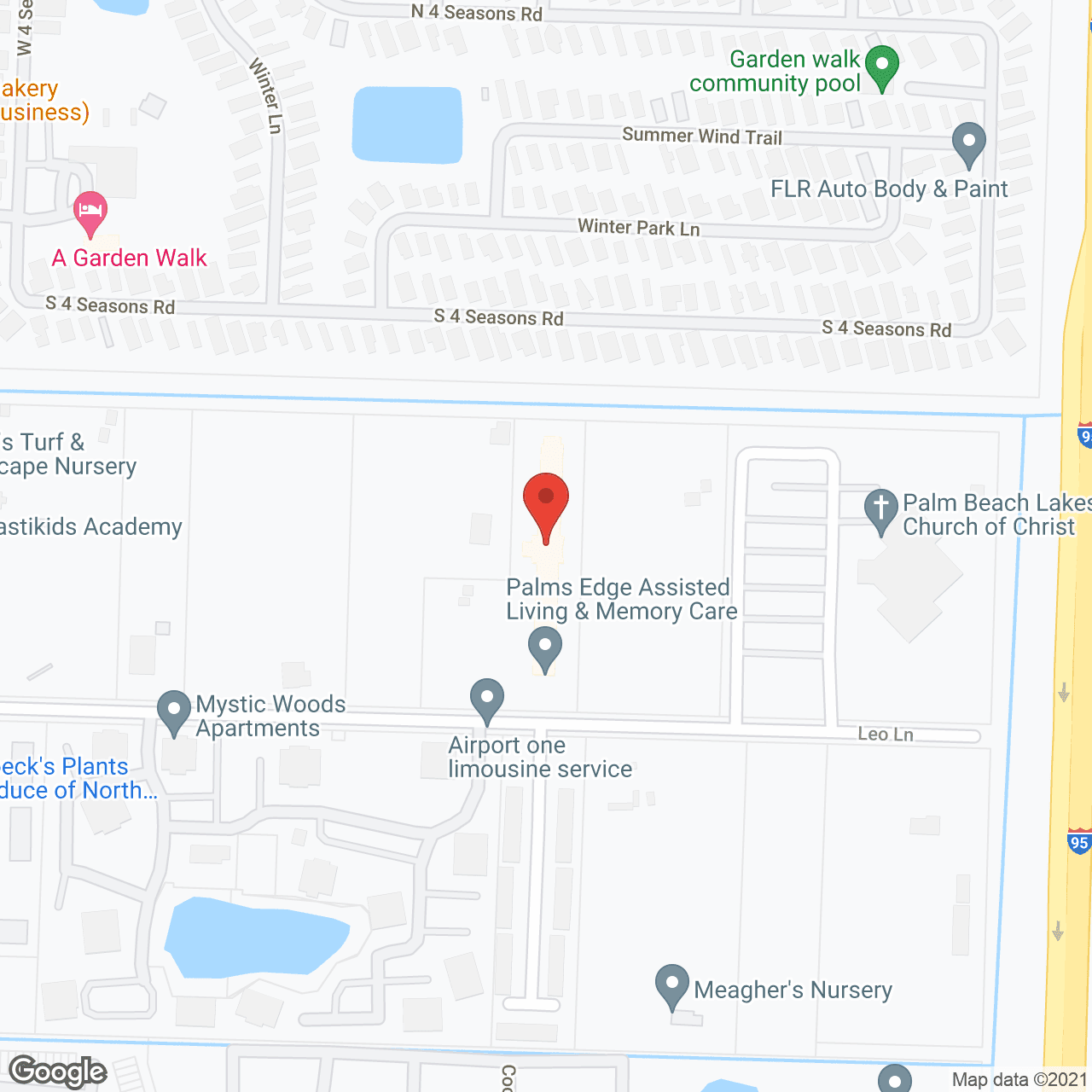Palm's Edge Assisted Living and Memory Care in google map