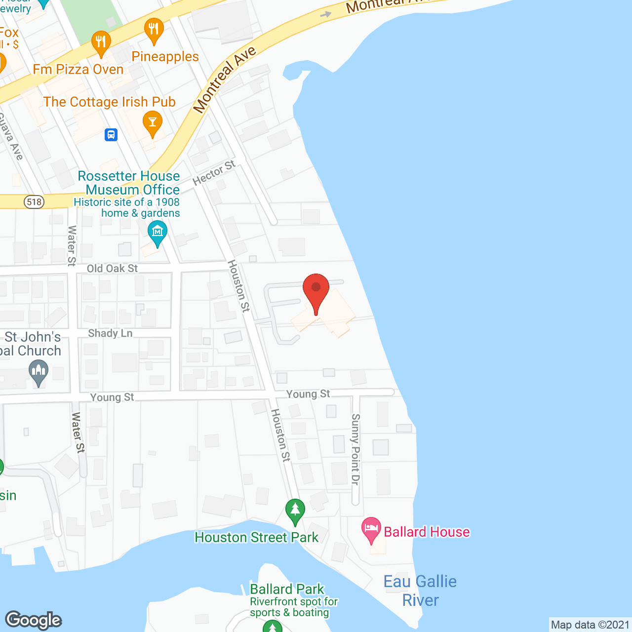 Victoria Landing in google map