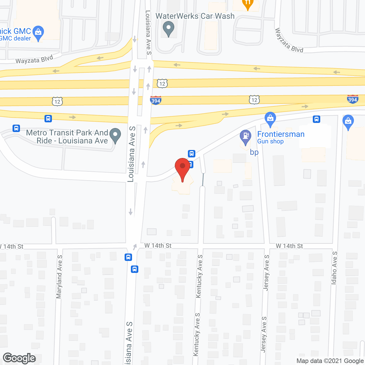 Cedar Ridge Place in google map