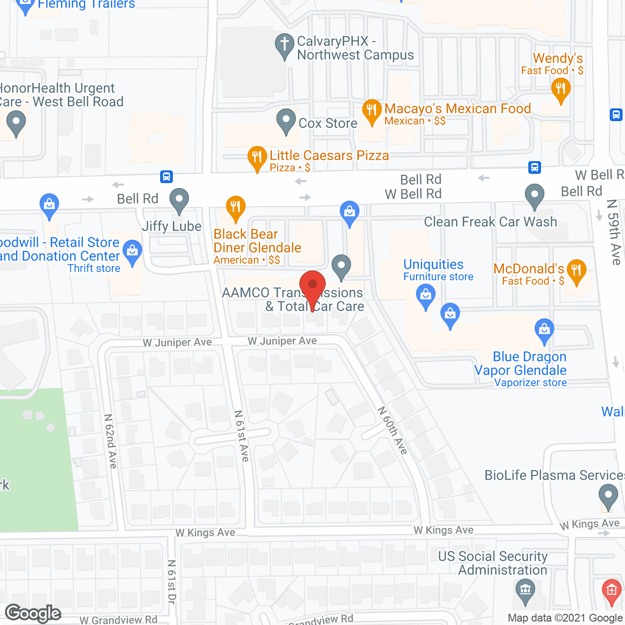 Annie's Care Home in google map
