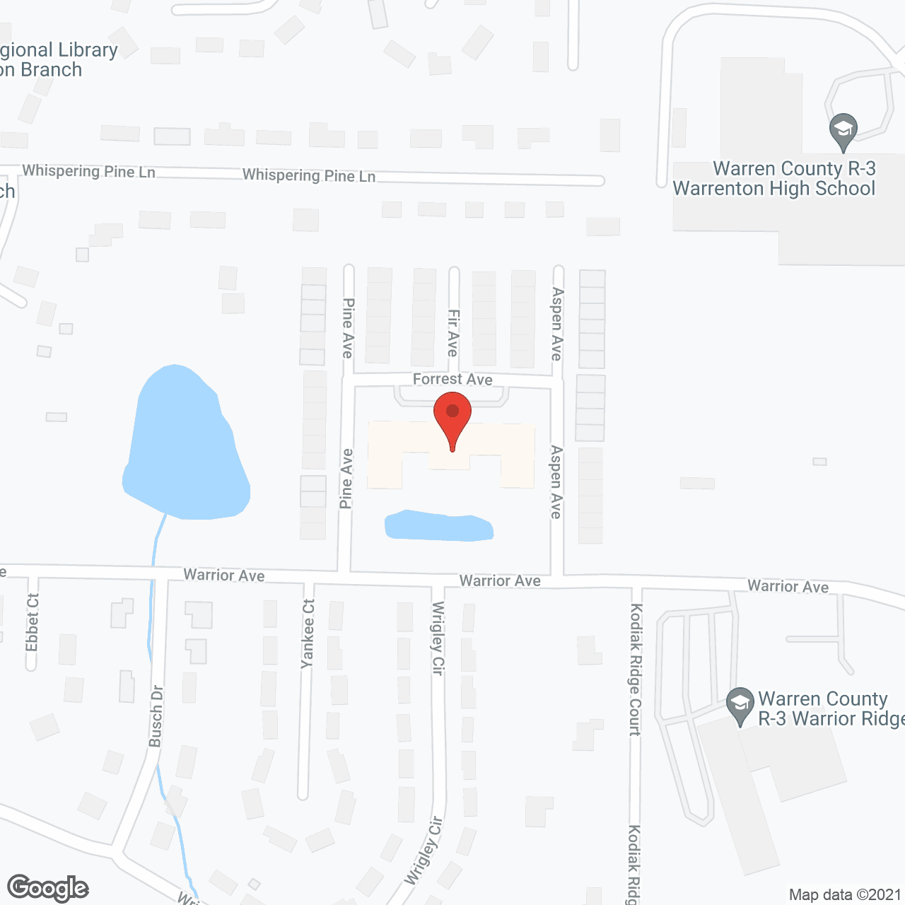 Oak Pointe Assisted Living in google map