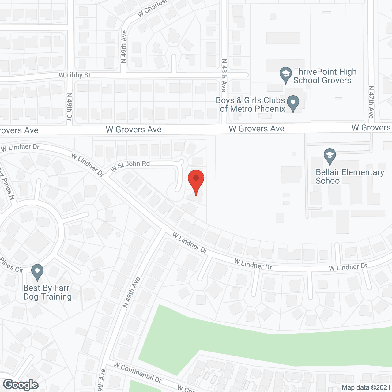 Our Home Adult Care in google map