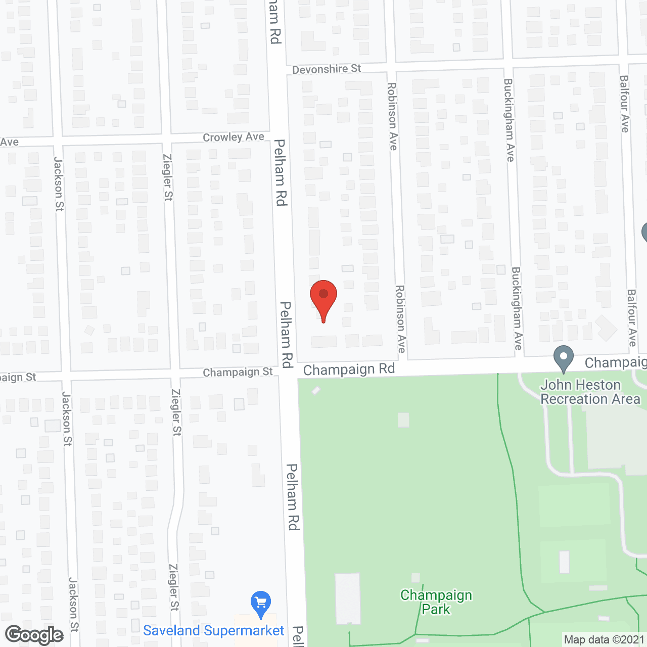 Allen Park Community Living Center in google map