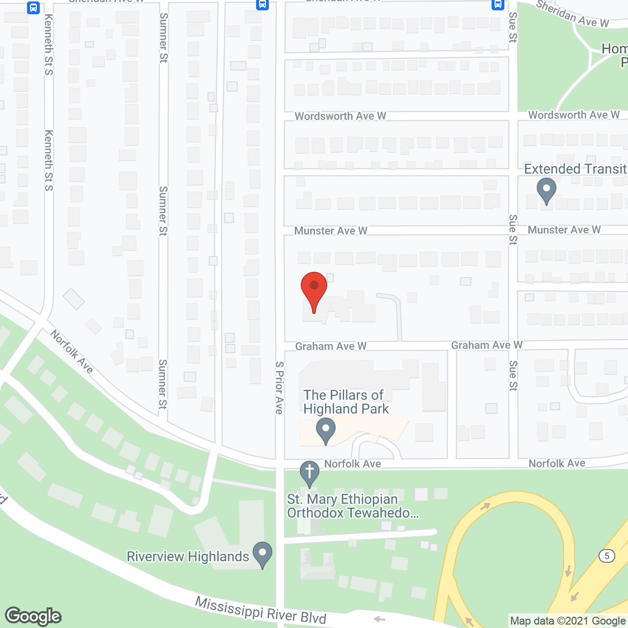 Gracewood Advanced Assisted Living and Men's Memory Care of Highland in google map
