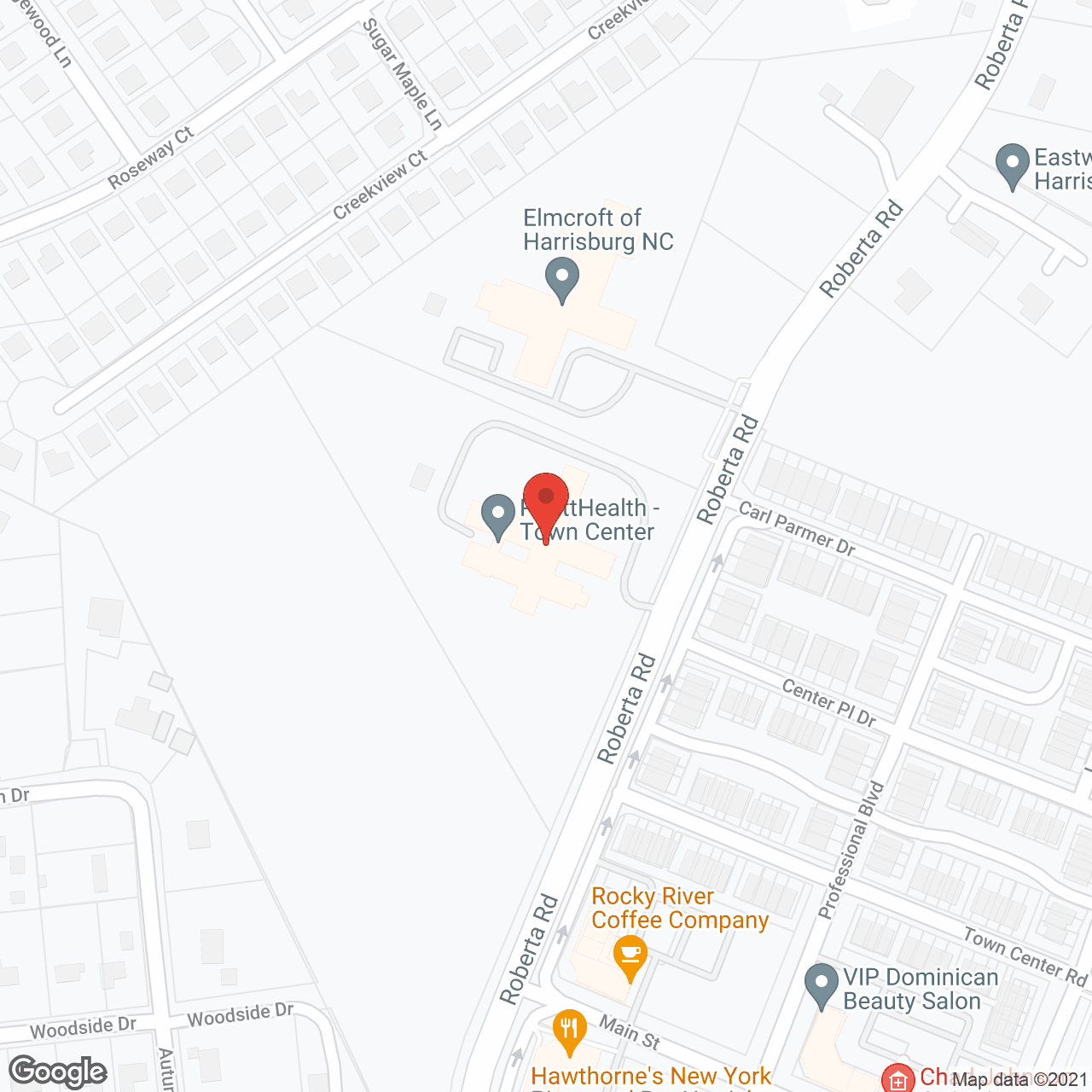 Pruitt Health at Town Center in google map