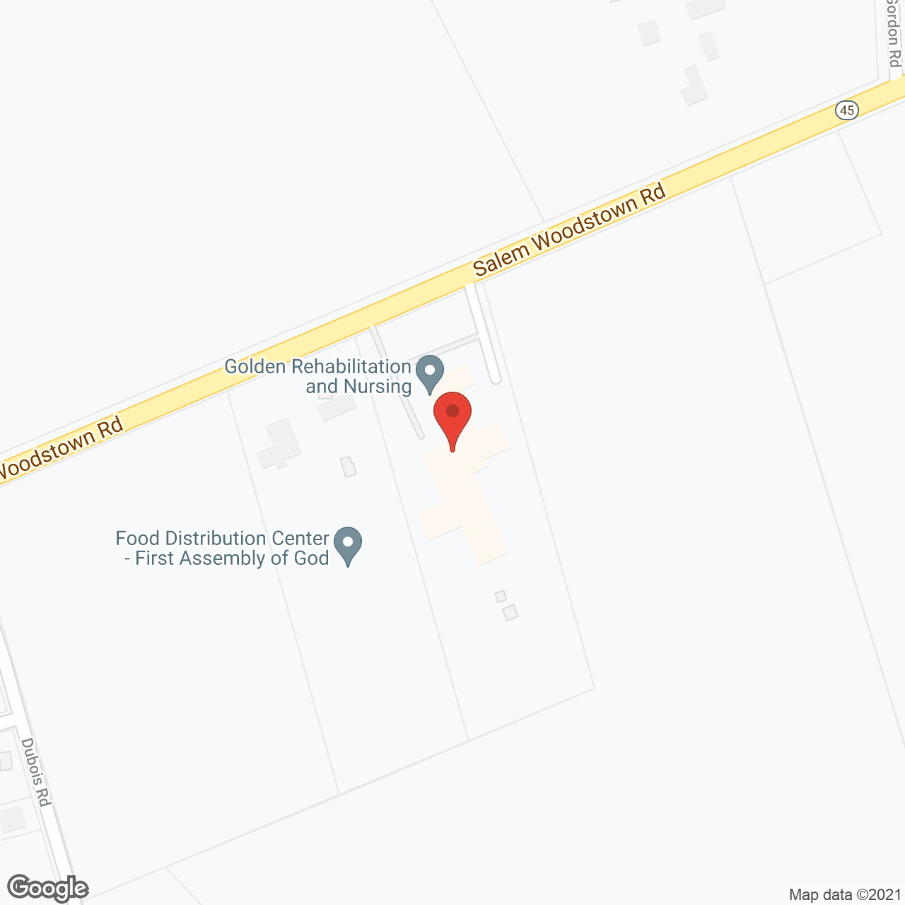 Golden Rehabilitation And Nursing Center in google map