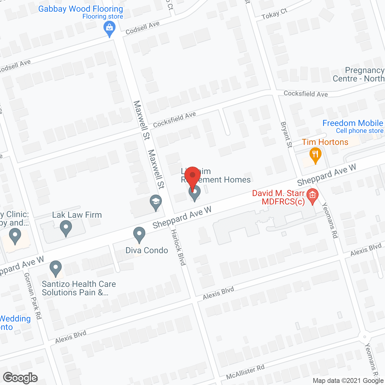 L'Chaim Retirement Home in google map