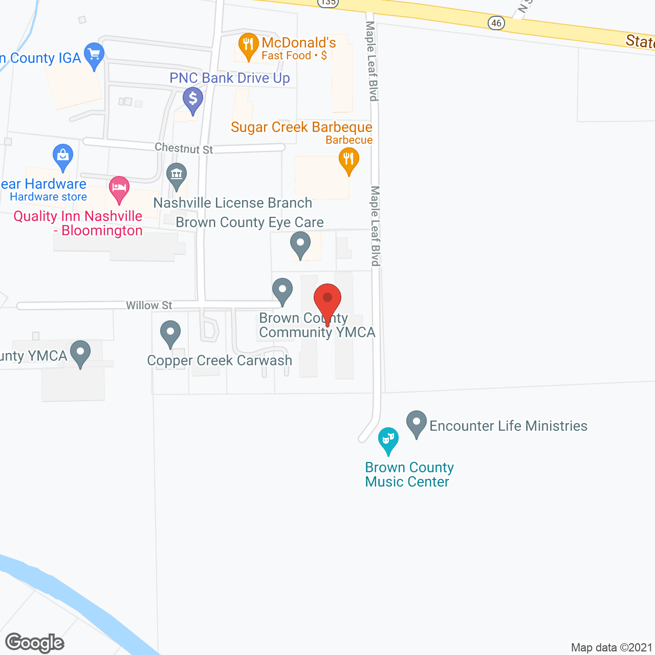 Brown Country Health and Living Community in google map