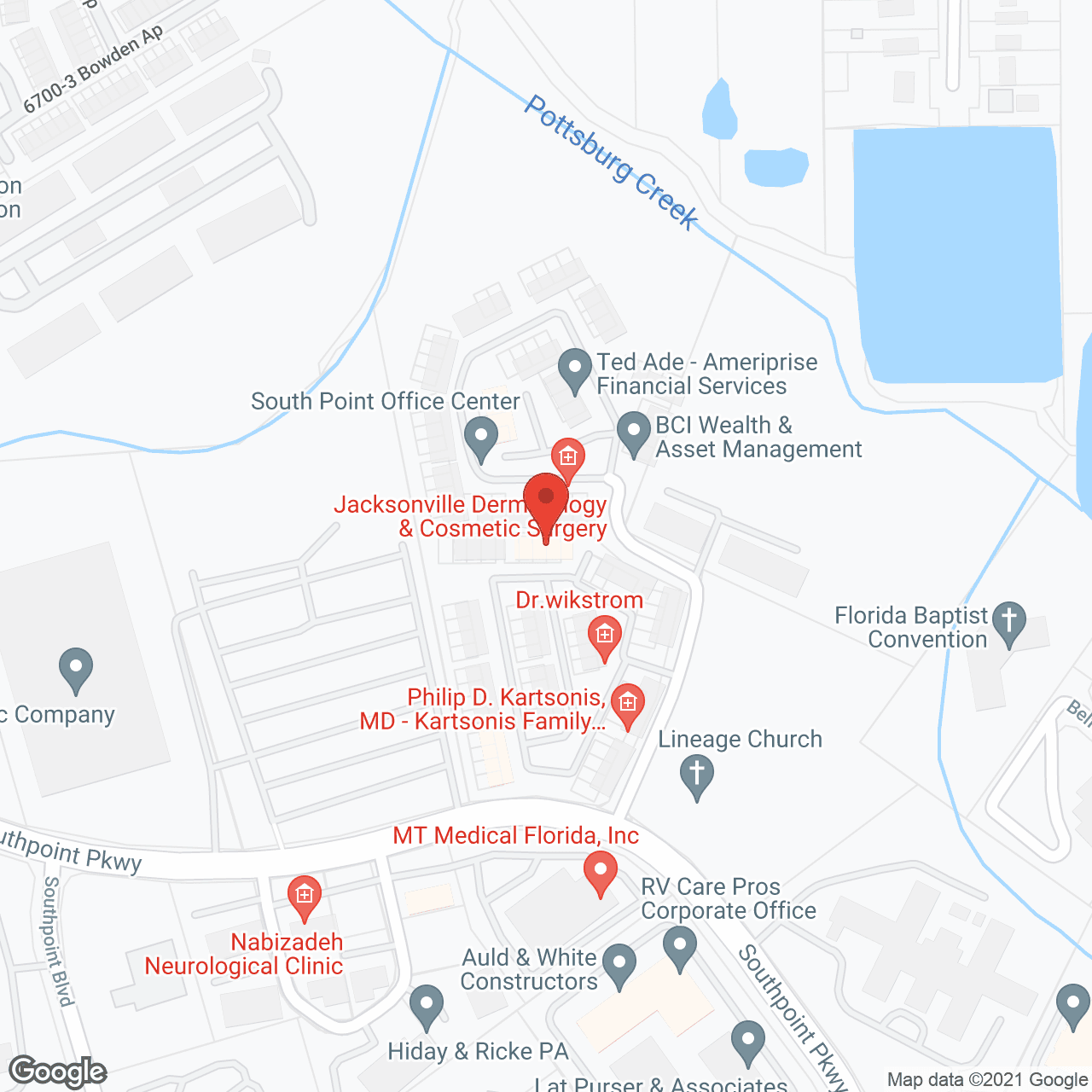 Seniorbridge Jacksonville in google map