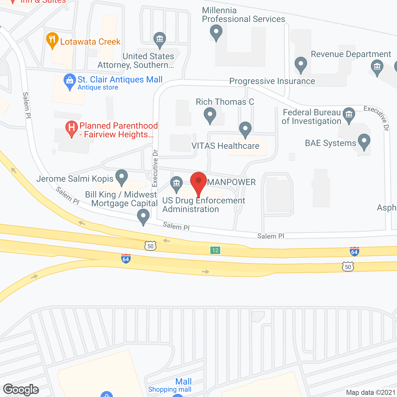 Heartland Home Health Care in google map