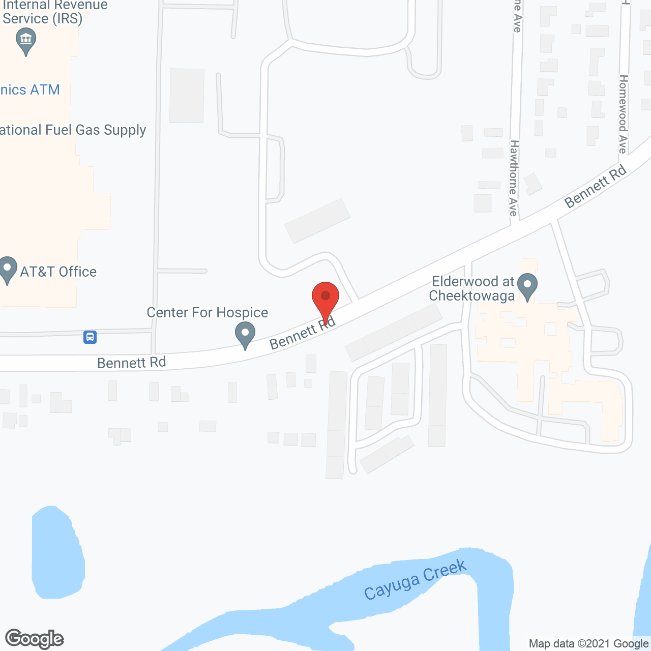 Elderwood Residences at Cheektowaga in google map