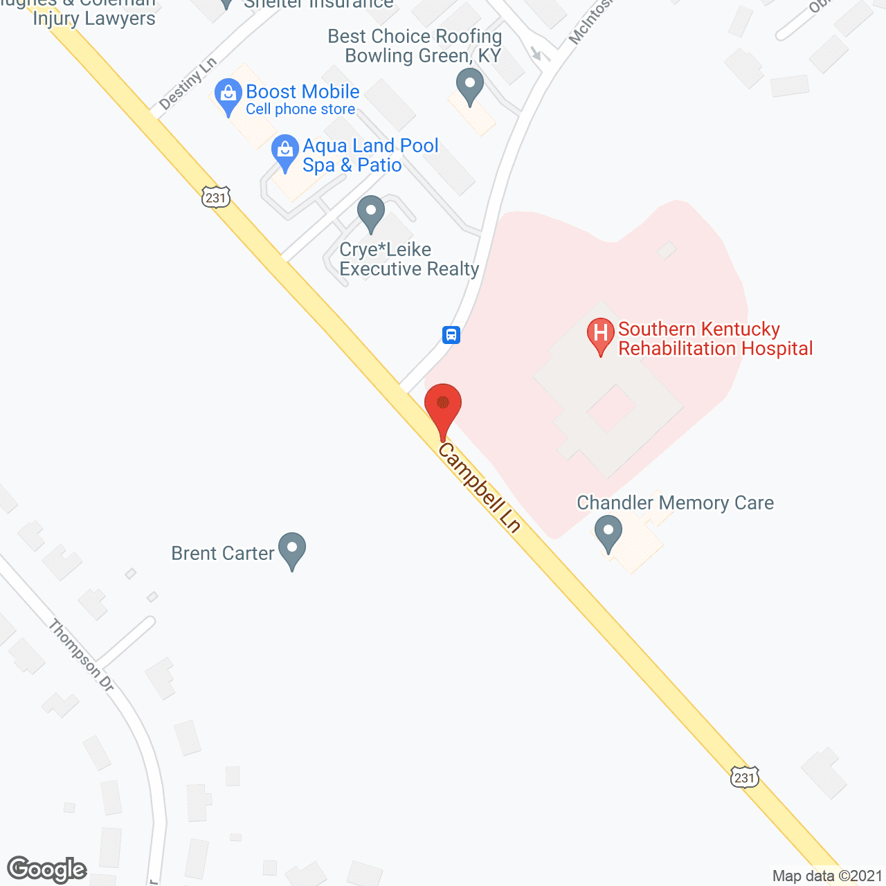 Chandler Memory Care in google map