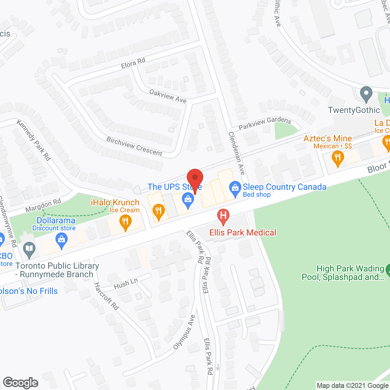 The Grenadier Retirement Residence in google map