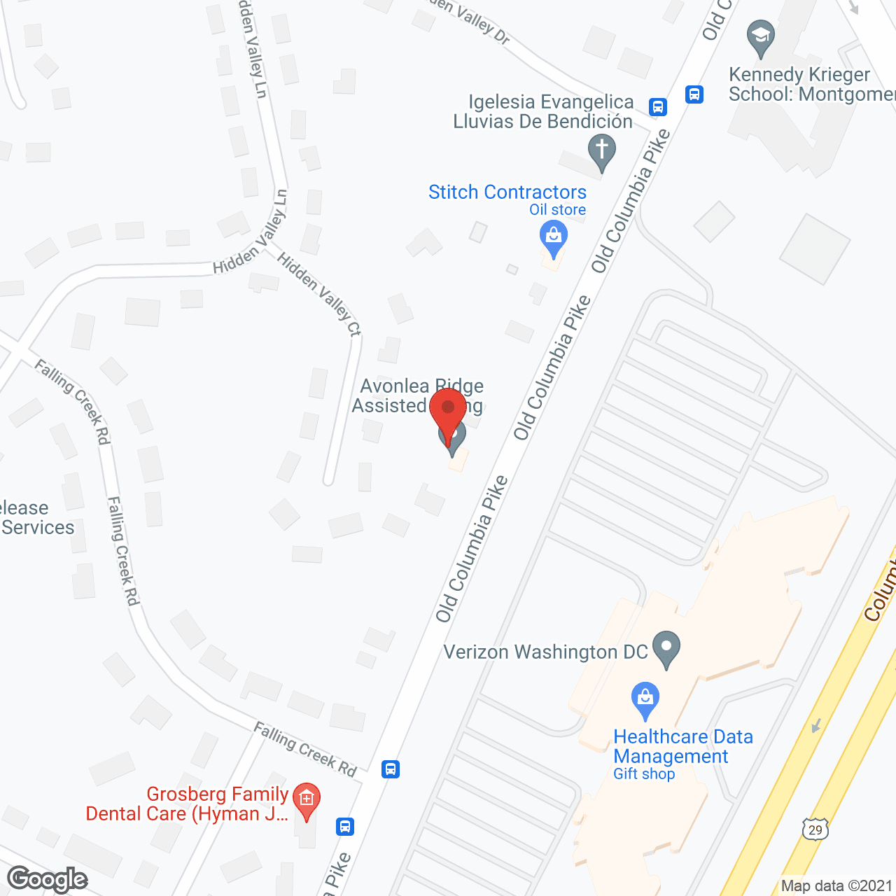 Avonlea Ridge Assisted Living in google map