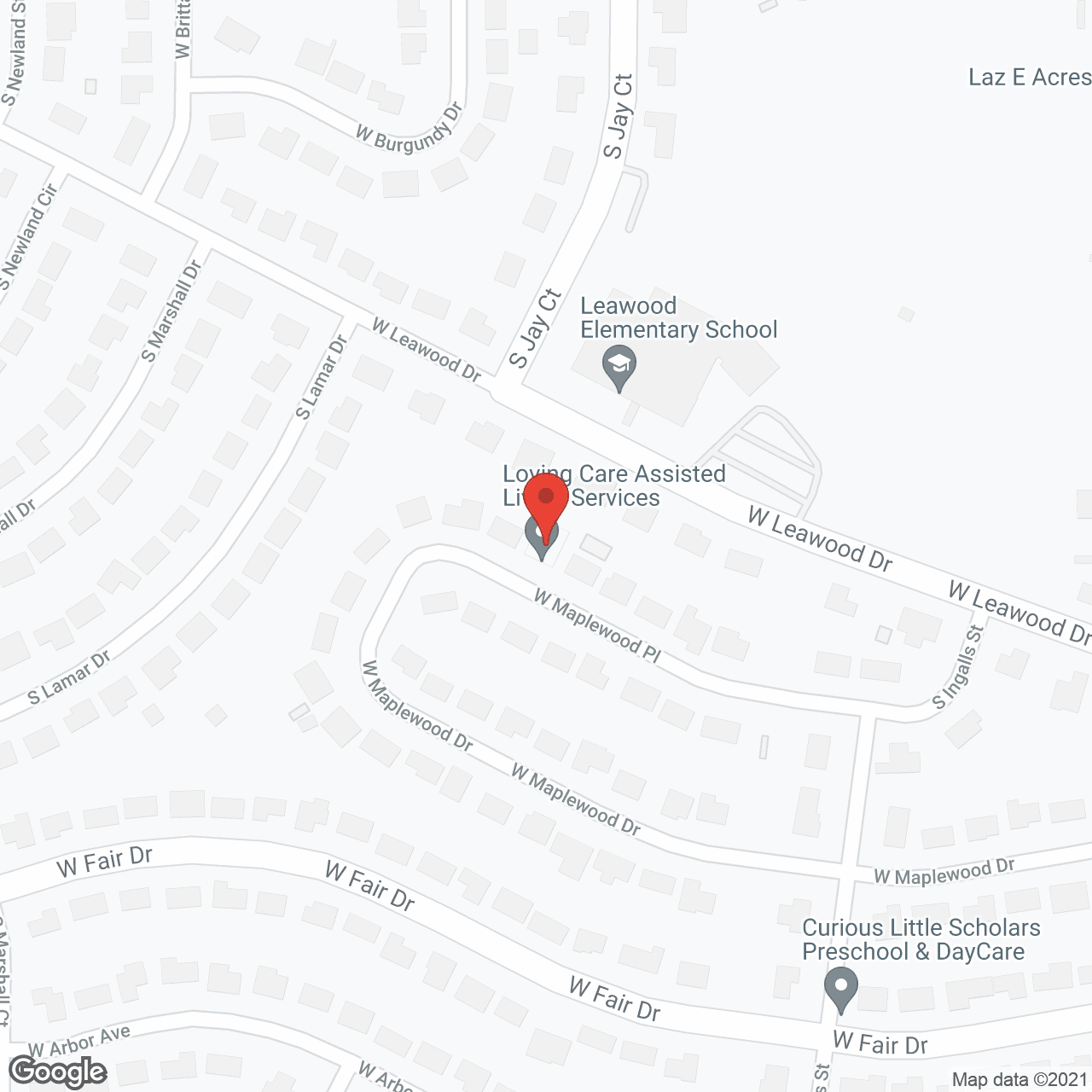 Leawood Assisted Living in google map