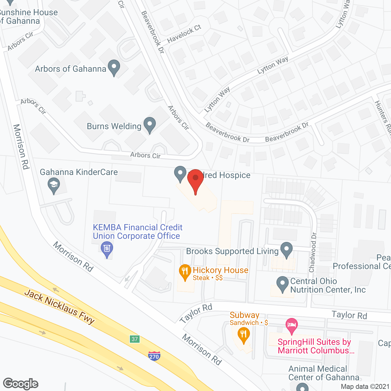 Odyssey Healthcare Inc in google map