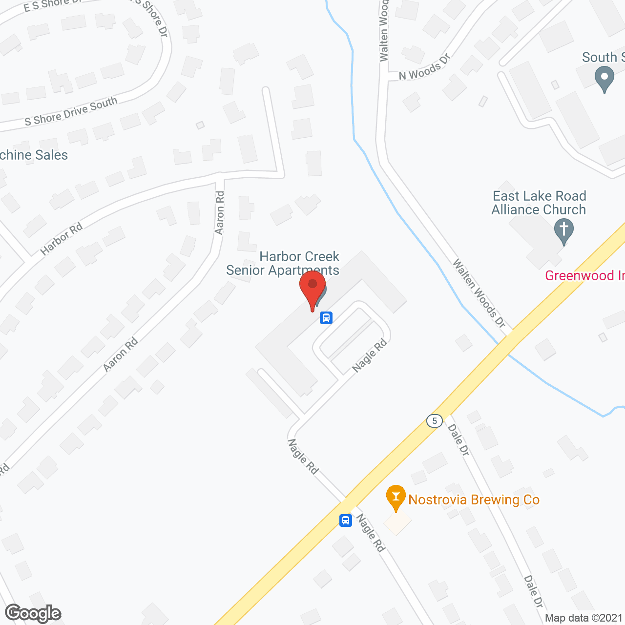 Harborcreek Senior Apartments in google map