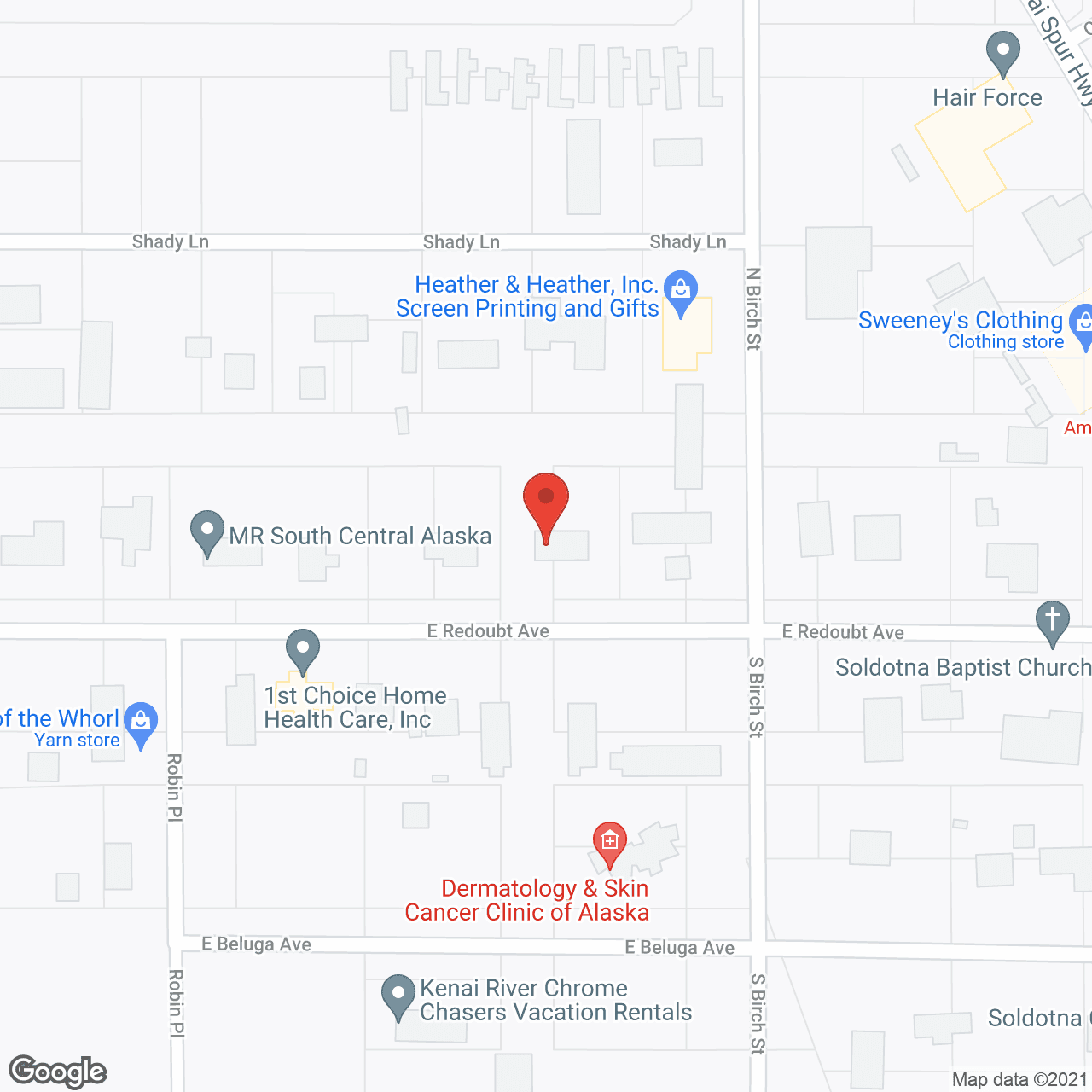 Robin Place Elder Care in google map