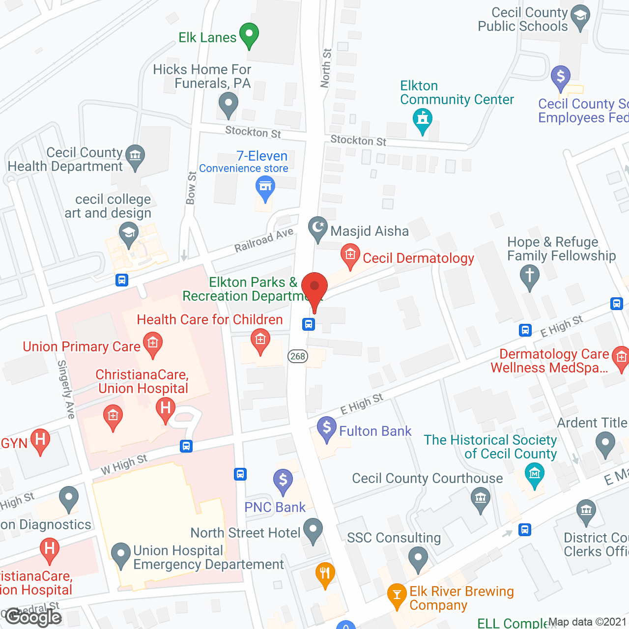 North Street Senior Residences in google map