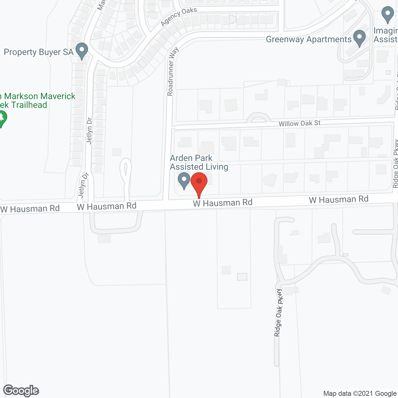 Arden Park Assisted Living in google map
