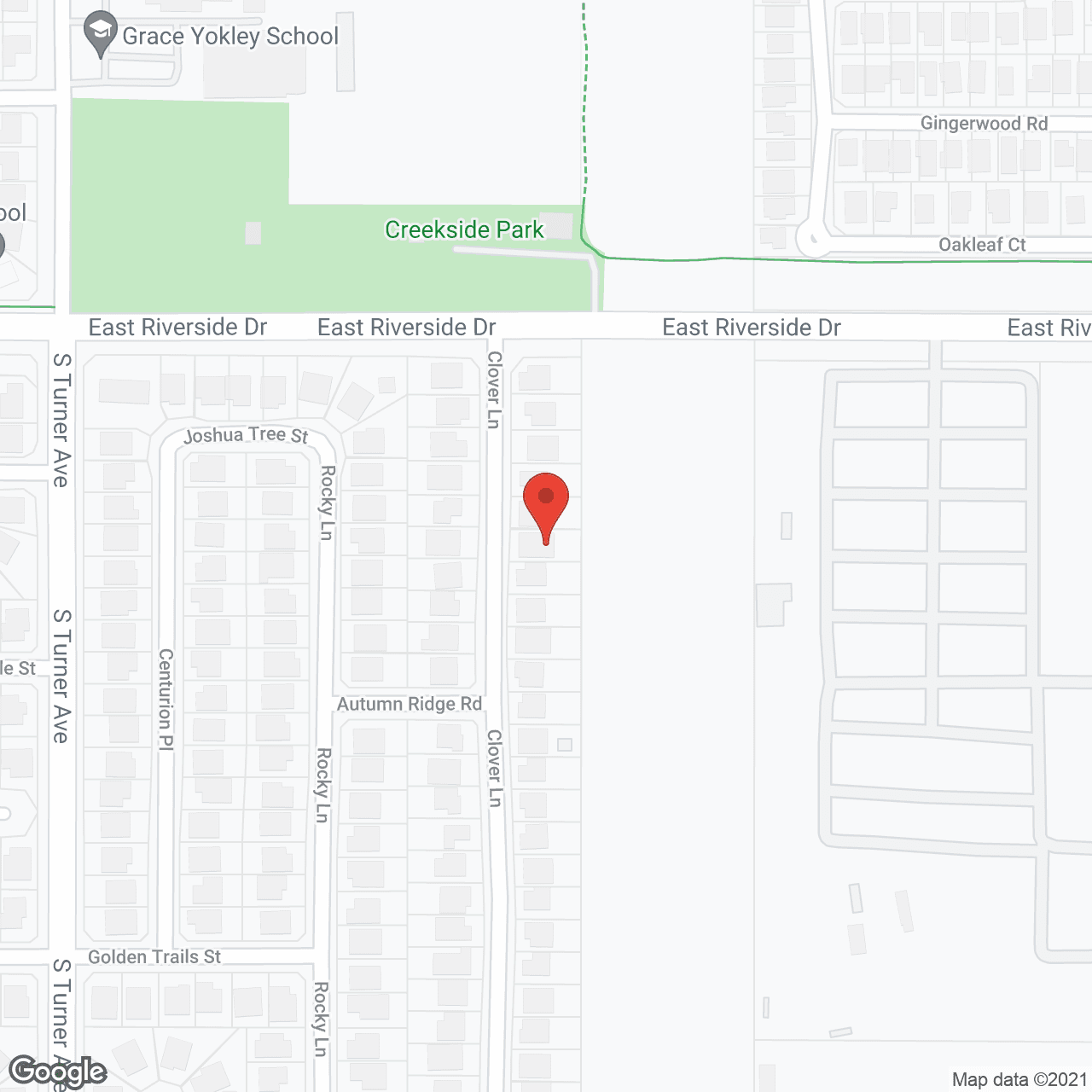 Clover Home Care-CLOSED in google map