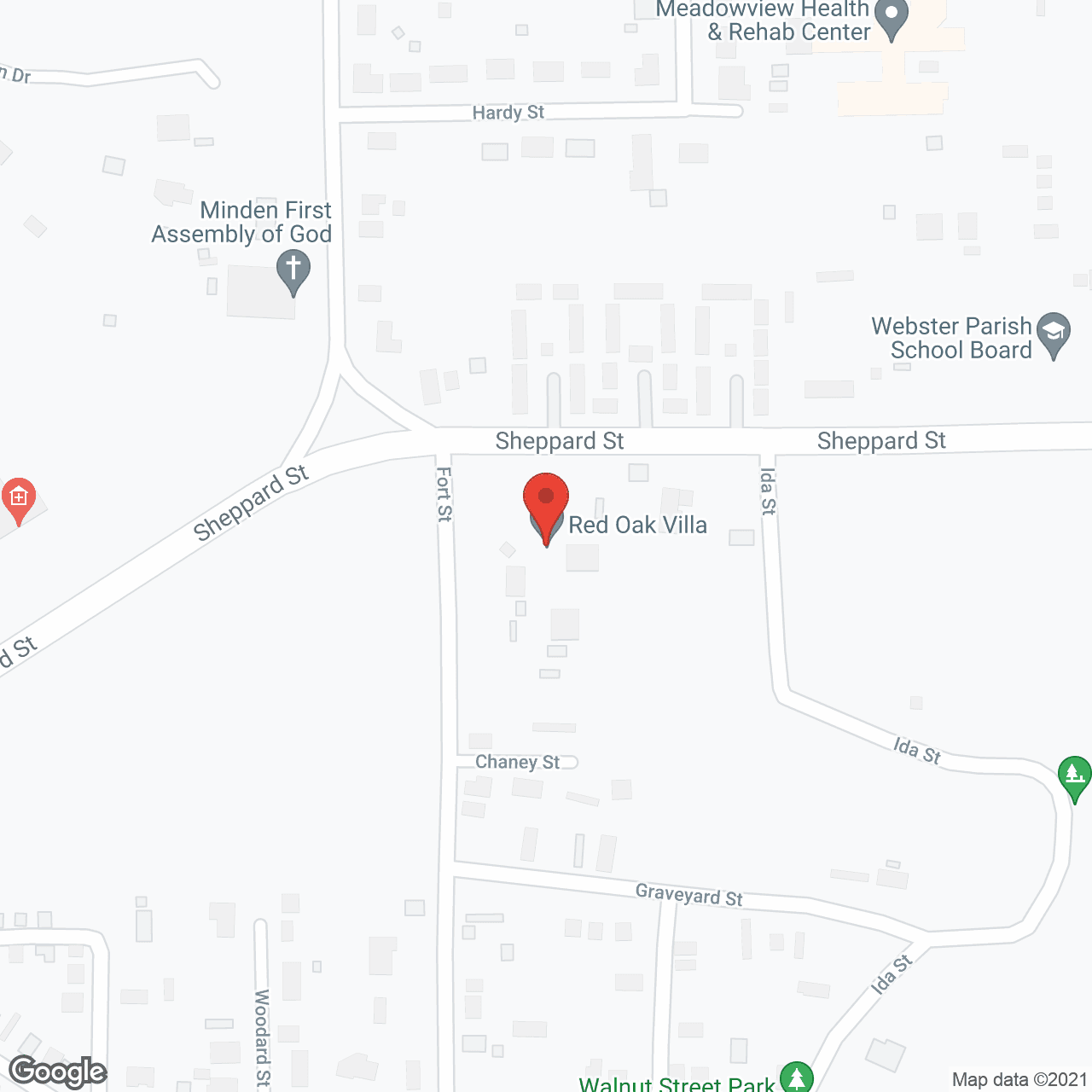 Red Oak Villa in google map