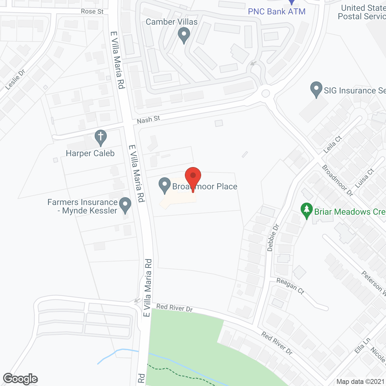 Broadmoor Court in google map