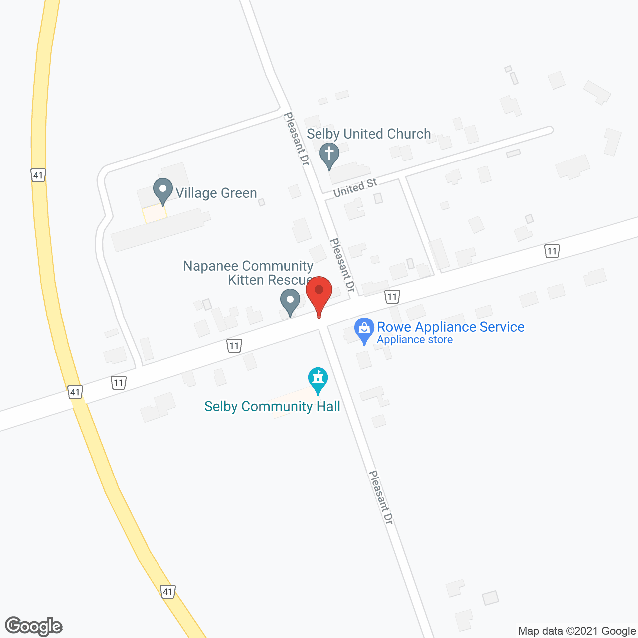 Village Green Nursing Home in google map