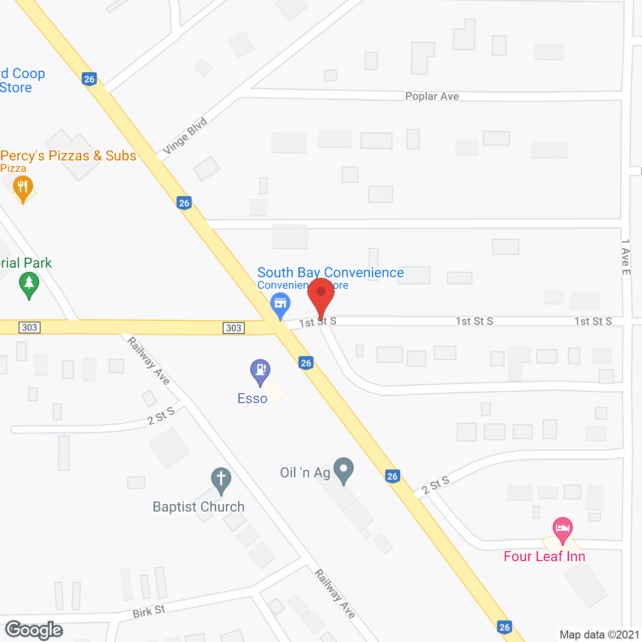 Turtle River Nursing Home Co in google map