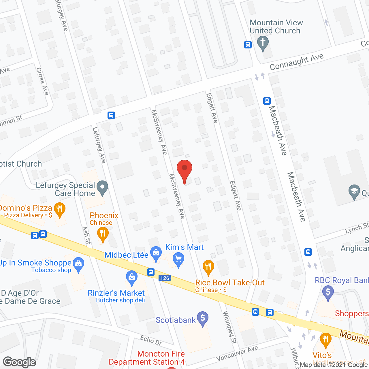 Sunset Village in google map