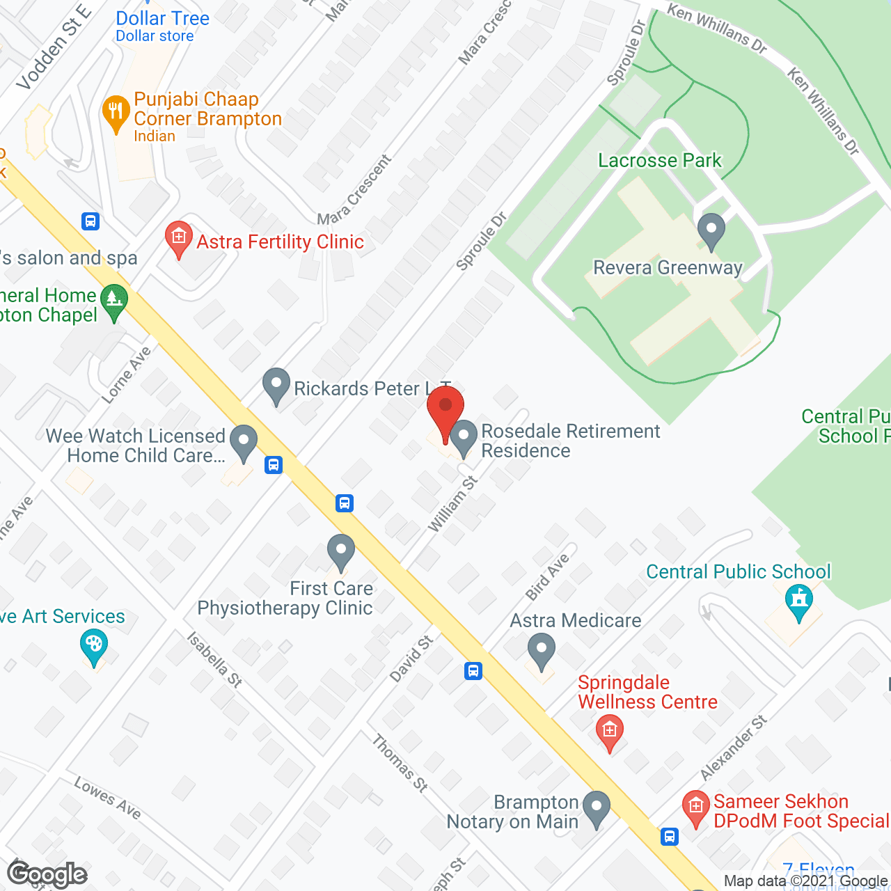 Rosedale Residence in google map