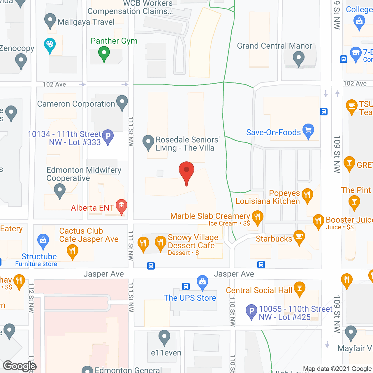 Rosedale Estates in google map